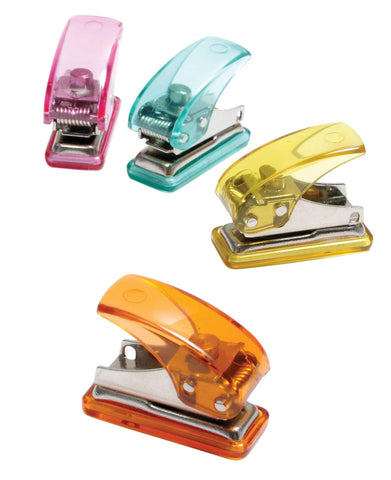 Baumgartens Mini Hole Punch ASSORTED Colors (20270)