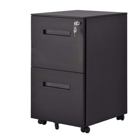 Save file cabinet mobile 2 drawer metal pedestal filing cabinets with lock key 5 rolling casters fully assembled home office modern vertical hanging folders a4 letter legal size