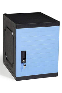 Latest jink locker lockable storage cabinet 19 with keys great for kids home school office or outdoor toy box footlocker bedside dresser nightstand sports or gym blue